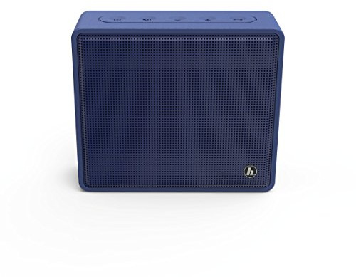 Hama Tragbarer Bluetooth Lautsprecher mit Micro-SD-Kartenslot (kabellose Box zur Musik-Wiedergabe über Smartphone/Tablet, MP3-Wiedergabe, Freisprechfunktion, AUX) Mobile Speaker Box blau
