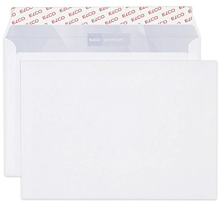 Elco 32882 Boite de 500 enveloppes sans fenêtre Format C5 Blanc