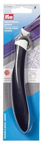 Prym Kopierrädchen gezahnt ergonomic, Pflaumenblau, navy blue, 1 Stück