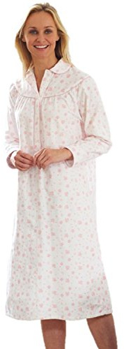 Champion Blue Sea Womens Wyncette Cotton Nightdress - Pink - W/12-14 Chest 34-36