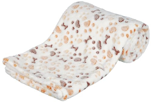 TRIXIE 37179 - Coperta Lingo, 150 x 100 cm, bianco/beige
