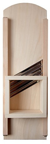 K&K Mandoline Classic petit - 3 mètres, le peuplier, l'acier inoxydable, 55 x 18 cm