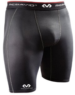 McDavid Kompressionsbyxor för män HDC shorts, svart, L (tillverkarens storlek: L)