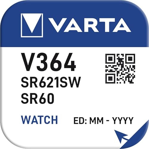 VARTA Piles Bouton Lot de 5 - V364
