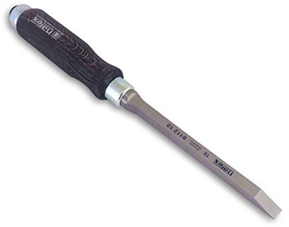 Narex Czech Steel Professional Woodworking Cabinetmakers Mortise Chisel with Stained European Beech Wood Handle Sizes from 4 mm to 12 mm 811205-811212 (10 mm - 3/8)