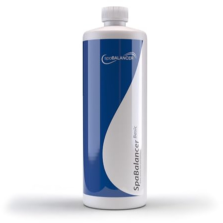 SpaBalancer Basic Whirlpool Wasserpflege chlorfrei – Spa Wasserpflegemittel für klares geruchloses Wasser – Alternative zu Chlor für Whirlpool & Spa – Flüssiger Wasserbalancer