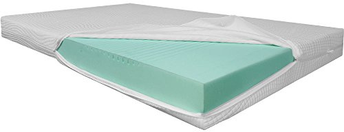 Doctorsleep medidoc 7 Zonen Kaltschaum/Comfortschaum Kern Matratze 17,5 cm mit Bezug - Coolmax Größe: 90x200 cm Härtegrad 2