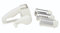 KitchenCraft Multi-Purpose Rotary Cheese Grater with 3 Interchangeable Blades, White