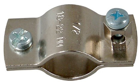Kopp 346901087 Erdungsrohrschelle für Kupferrohr mit Schutzleiteranschluss bis 25 mm²