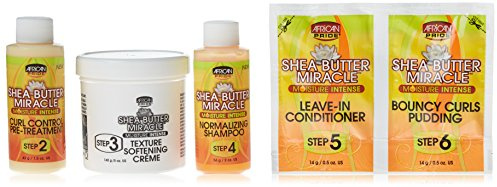 AFRiCAN PRIDE SHEA MIRACLE TEXTURE SOFTENING KIT