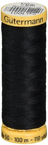 Natural Cotton Thread 110 Yards-Black