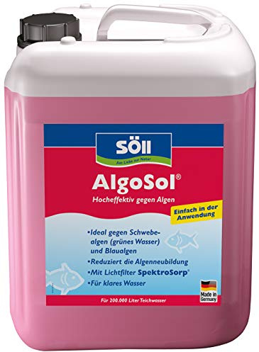 Söll AlgoSol 10 l – Algenmittel mit Lichtfilter für Teiche