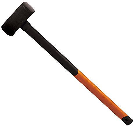 Fiskars Sledge Hammer L, Weight: 3.9 kg, Carbon Steel (Forged), Black/Orange, 1001619