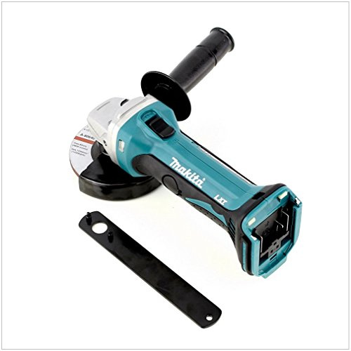 Makita BGA 452 18V Li-ion 115 mm batería - amoladora angular + 1x Makita BL1830 Pila, sin Cargador & Maleta