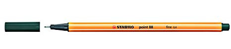 Fineliner - STABILO point 88 - 1er Pack - olivgrün