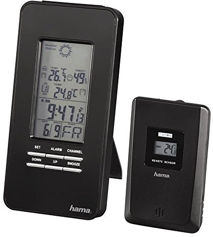 Hama Elektronische Wetterstation EWS-710, schwarz