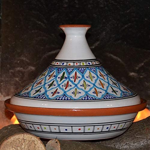 Yodeco Traditional Tagine BAKIR – D 31 cm turquoise