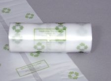 Acorn Lot de 50 sacs poubelle réutilisables en polyéthylène de qualité alimentaire Transparent 30 l
