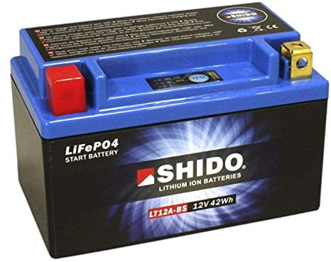 SHIDO LT12A LION-S-BS-Batteria agli ioni di litio, colore: blu