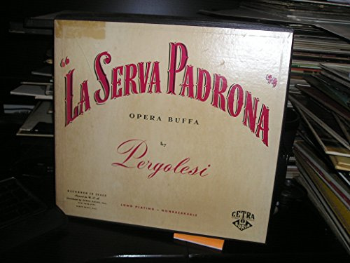 LA SERVA PADRONA OPERA BUFFA, PERGOLESI, CETRA SORIA, SIMONETTO, RADIO ITALIANO