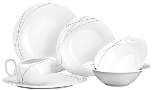 Seltmann Weiden 001.693686 Tafelservice 16-tlg. Trio Highline
