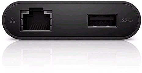 Dell yrpdk USB TYPE-C HDMI/VGA/Ethernet/USB 3.0, cavo di interfaccia e adattatore di genere, interfaccia cavo/adattatore di genere (USB TYPE-C, HDMI/VGA/Ethernet/USB 3.0, nero)