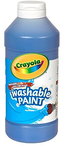 Crayola 54-2016-042 Washable Paint- Blue, Grade: Kindergarten to 3