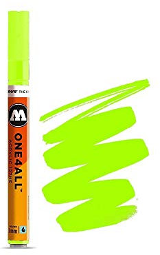 Molotow 127-HS Marker ONE4ALL, 2mm Spitze, 5,0ml, neongrün fluoreszierend