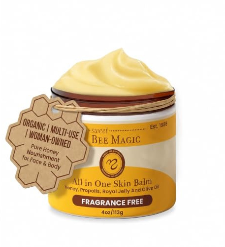 Sweet Bee Magic All In One Healing Skin Cream, Fragrance free, 4 Oz