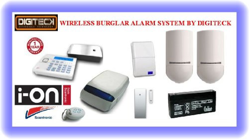 TC99- SCANTRONIC ION-16 WIRELESS INTRUDER ALERT PET FRIENDLY BURGLAR ALARM SYSTEM