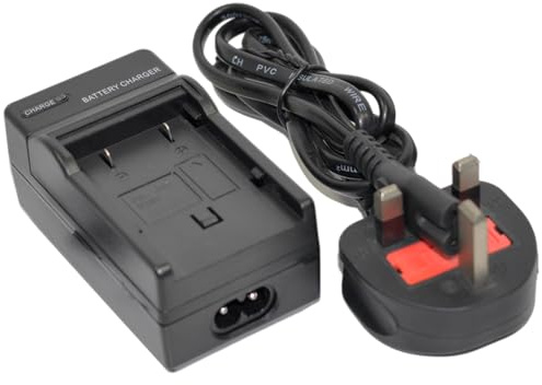 BTBAI D-LI8 Battery Charger AC Single for DLI8 D-Li85 Li95 DLi85 D-L18 DL18 D-L185 DL185 Optio A10 Optio A20 Optio A30 Optio A36 Optio A40 Optio E65 Optio L20 Optio T10 T20 Optio W10 Optio W20 k1a