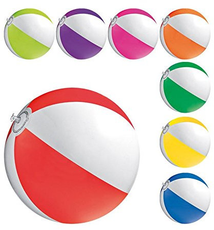 Super Sparset STOCK Bunt gemischtes Strandball Beachball Wasserball Set 30 Stueck mit 25cm Durchmesser von notrash2003