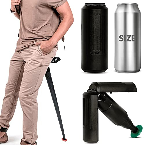 Sitpack 2.0 Compact Lightweight Folding Chair | Adjustable, Portable High Chair | Hunting, Hiking, Travel, Music Festival, Concert, Backpacking, Fishing | Folding Stool Up to 245lbs