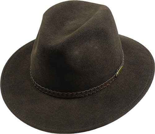 Harrys-Collection Herren rollbarer Hut Wollhut Outdoorhut, Marine, 56
