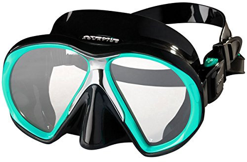 ATOMIC - SubFrame Black-Royalblue Tauchmaske