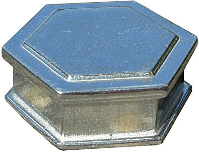 Kleine Kiste Sechseckiger, aus Zinn (Pewter) von Hand Gegossen