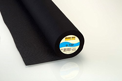 Vlieseline G740 schwarz, pro Meter