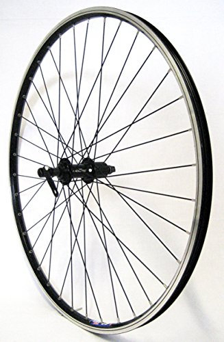 Vuelta Fahrradfelge 26 Zoll Hinterrad ACERA FH-T3000 - Made in Germany Hinterrad Fahrrad Felge Schwarz, 8/9/10-fach, V-Brakes/Felgenbremse, 559x19C Hohlkammerfelge, MTB Fahrrad Rad Cut 19