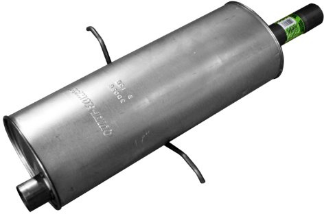 Walker Quiet-Flow SS 50056 Direct Fit Exhaust Muffler Assembly 2.5 Inlet (ID) 2.25 Outlet (ID) for Chrysler Town & Country