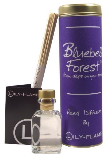 Lily Flame Reed Diffuser - Bluebell Forest - Oil and reeds in gift tin by Lily Flame
