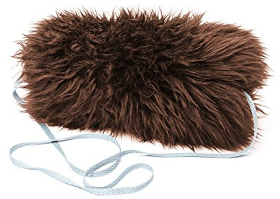 Reissner Lammfelle Engel warmer Lammfell Muff Handwärmer für Damen und Herren mocca hochwollig