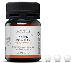 Basen Komplex Tabletten | Basische Nährstoffe und hochwertige Spurenelemente | Nahrungsergänzungsmittel | 120 Tabletten