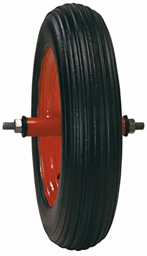 Ruota Semipneumatica Ama 3.50-8 per Carriola, Gomma Piena