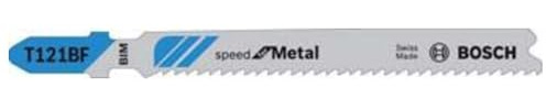 Bosch 5x Stichsägeblatt T 121 BF Speed for Metal (für Stahlbleche, Professional Zubehör Stichsäge)
