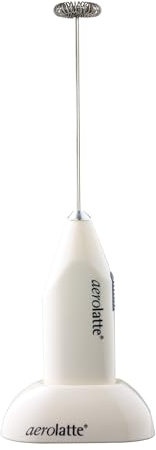 aerolatte ALST4IV Milk Frother with Stand, Ivory, Stainless Steel