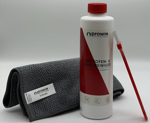 prowin Set Backofenreiniger 500ml, Pinsel, Strong anthrazit