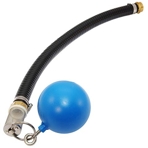 Kit d'aspiration pour pompe EXTRACTION FLOTTANTE Ensembles d'aspiration sans/avec tuyau, avec flotteur, embout de tuyau et avec/sans clapet anti-retour en laiton (set 5 (avec tuyau de 0,5 m))