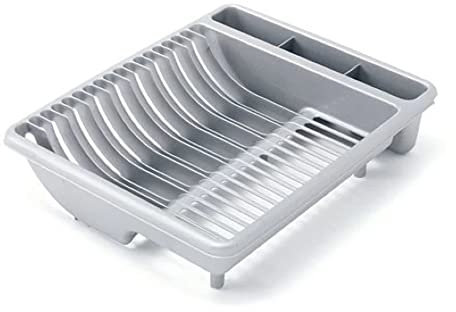 Addis Mineral Grey Large Plastic Draining Rack, 510815