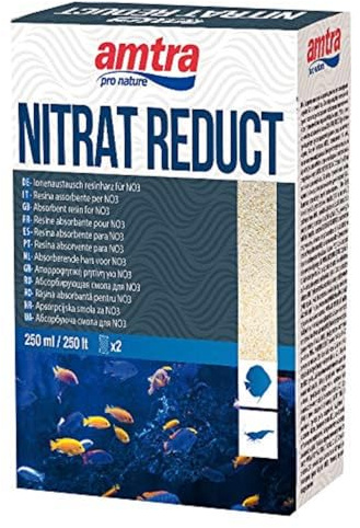AMTRA NITRAT-REDUCT - Resina Sintetica per la riduzione del Nitrato (NO3) in acqauri d'Acqua Dolce, Formato 250 ml