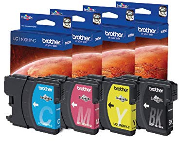 Brother LC1100HYVALBPDR Original Tintenpatronen im Value Pack (für Brother MFC-5890CN, MFC-5895CW, MFC-6490CW, DCP-6690CW, MFC-6890CDW)
